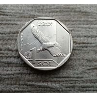 Werty71 Перу 1 соль 2017 Андский кондор Птица