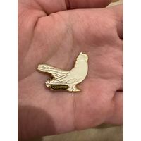 Голубь чубатый значок