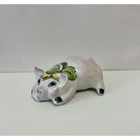 Статуэтка фарфоровая "Свинья".Свинка. Поросёнок. ДФЗ