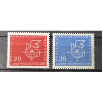 Германия, ГДР 1958 г. Mi.618-619 MNH** полная серия