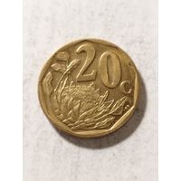 ЮАР 20 центов 2016
