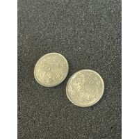 Шикарные с ярким штемпельным блеском 50 пенни 1916 и 1917 годов