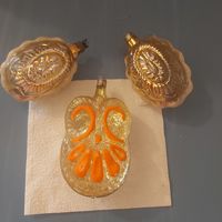 Медальоны ёлочные игрушки