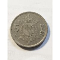 Испания 5 песет 1983