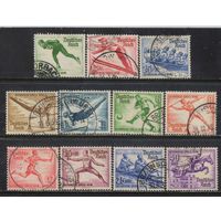 Германия Рейх 1936 IV Зимняя олимпиада Гармиш-Партенкирхен XI Летняя олимпиада Берлин Виды спорта Полная  #600-2,609-17