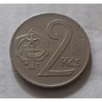 Монеты. Чехословакия 2 кроны 1974.