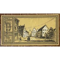 Нотгельд 50 пфеннигов 1922 год. Штутгарт,. Веймарская республика