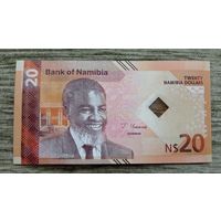 Werty71 Намибия 20 долларов 2025 UNC банкнота