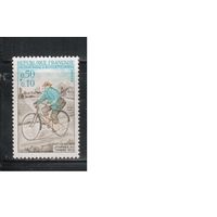 Франция-1972 (Мих.1784) , * , Велосипеды, (одиночка)