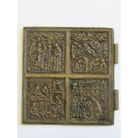 "Праздники". Часть складня. Плакетка. Оригинал. м