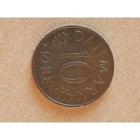 10 эре Дания 1977.