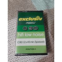 Кассета  exclusiv C 90. hifi low noise