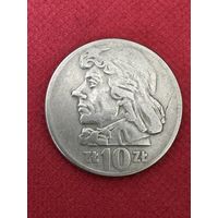 10 злотых 1960г. Костюшко.