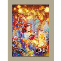 Открытка почтовая. Девочка. Котик. Чтение. Интерьер. Собачка. Зима. Худож. А.Столбова (чистая)