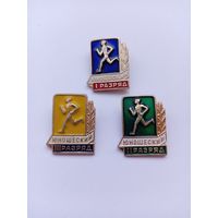 Юношеские разряды. Три степени. Цена за комплект.