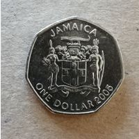Ямайка 1 доллар, 2005 г., KM# 164  ю