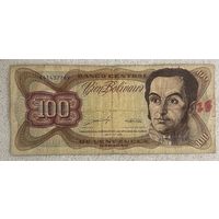 Банкнота Венесуэлы 100 боливаров, Симон Боливар - Капитолий - 1990 год