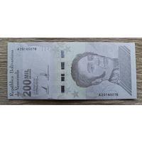 Werty71 Венесуэла 200000 Боливаров 2020 UNC банкнота