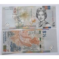Багамские острова 1/2 доллара 2019 UNC.