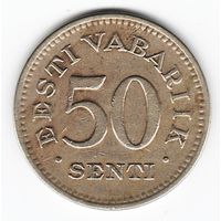 Эстония 50 центов 1936 г. Ni-Lt