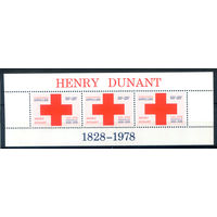 Нидерландские Антильские острова - 1978г. - Красный Крест - 1 блок - полная серия, MNH [Mi bl. 7]. #3-WB-89-A-1