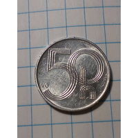 50 геллеров Чехия 2000 год