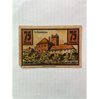 75 пфенигов (нотгельды) Германия г.Штольп -1402