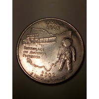 25 центов Памятные квотеры США 2002 год. огайо