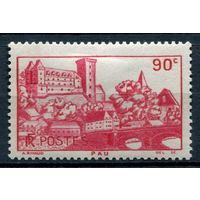 Франция - 1938/39г. - замок и сад, 90 с - 1 марка - MH [Mi 409]. #2-Fr-43-A-2