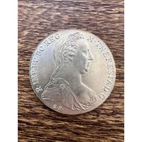 Талер Мария Терезия 1780г. Рестрайк. Аукцион 5 дней с 1 рубля без мнц.