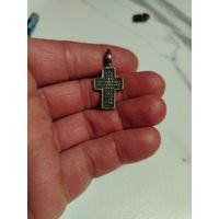 Крестик нательный серебряный