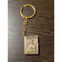 Брелок складень Пантелеймон Целитель Бронза