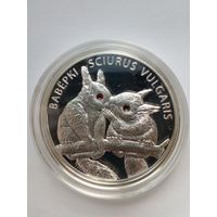 20 рублей 2009 г.Вавёрки.Серебро 999 2 кристала Swarovski.