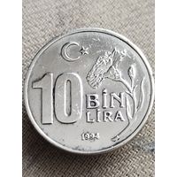 Распродажа -  10 Бин (10000) Лира 1994,Турецкая Республика,Олимпиада