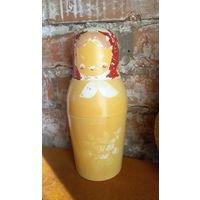 Термос СССР, матрешка, стеклянная колба.