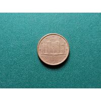 1 евроцент Италия.