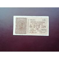 Италия 1 лира  1914