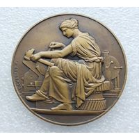 Франция. Конец 19 - начало 20 века. Союз предпринимателей г. Рубе. Именная. Бронза. Клеймо.