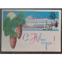 Зеленов В. С Новым годом! Минск. 1965 г. Подписана.