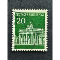 Германия 1966. Бранденбургские ворота, Берлин.