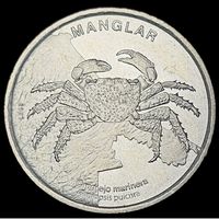 Коста-Рика 50 колонов, 2023  Мангровый краб-скакун UNC