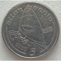 Остров Мэн 5 пенсов 1992 г.