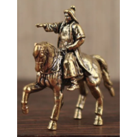 Статуэтка миниатюра Чингисхан Бронза