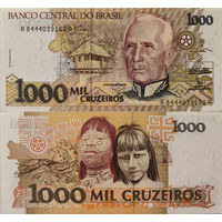 Бразилия 1000 Крузейро 1990, UNC П2-227