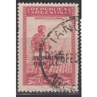 Сельское хозяйство Аргентина 1946 год   лот 16 с НАДПЕЧАТКОЙ