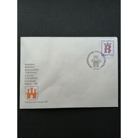 Польша 1991 КПД с маркой "Конференция KSZE по безопасности и сотрудничеству в Европе (Краков).Симпозиум по охране культурного наследия" (спецгашение) Mi.3333 каталог 2.00 евро