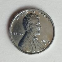 США 1 цент 1943 г. D