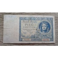 Werty71 Польша 5 злотых 1930 банкнота