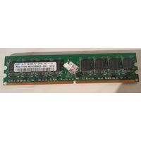Оперативная память DDR2 Samsung 2Rx8 PC2-5300U-555-12-E3 1GB