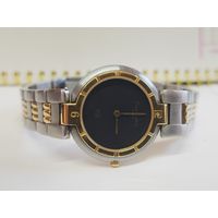 Часы "Pierre Cardin" оригинал,корпус нерж сталь+золочение,состояние,сапфир